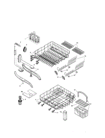 Racks parts for Bosch Dishwasher SHU9912UC/12 (FD 8003) from AppliancePartsPros.com