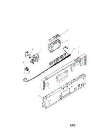 Fascia Panel parts for Bosch Dishwasher SHU9915UC/06 (FD 7908-8002) from AppliancePartsPros.com