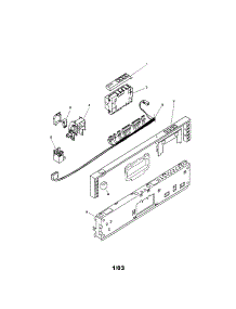 Fascia Panel parts for Bosch Dishwasher SHU9916UC/06 (FD 7908-8002) from AppliancePartsPros.com