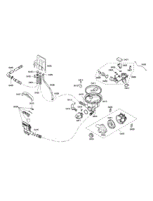 Pump / Heater / Sump parts for Bosch Dishwasher SHV45M03UC/50 from AppliancePartsPros.com