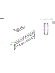 Control Panel parts for Bosch Dishwasher SHV9PT53UC/76 from AppliancePartsPros.com