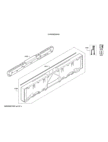 Facia Panel / Operating Module parts for Bosch Dishwasher SHVM78Z53N/01 from AppliancePartsPros.com