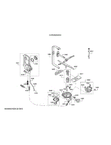Water Inlet / Heat Pump / Spray Arm parts for Bosch Dishwasher SHVM78Z53N/01 from AppliancePartsPros.com