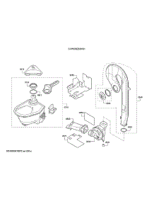 Zeolite Container / Ventilation Duct / Fan parts for Bosch Dishwasher SHVM78Z53N/01 from AppliancePartsPros.com