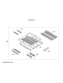 Cutlery Drawer parts for Bosch Dishwasher SHVM78Z53N/01 from AppliancePartsPros.com
