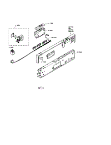 Fascia Panel parts for Bosch Dishwasher SHX33A06UC/14 (FD8211) from AppliancePartsPros.com