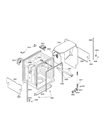 Tub / Trim parts for Bosch Dishwasher SHX46A06UC/26 from AppliancePartsPros.com