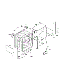 Tub / Trim parts for Bosch Dishwasher SHX46B05UC/21 from AppliancePartsPros.com
