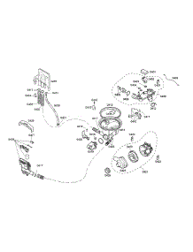Pump / Heater / Sump parts for Bosch Dishwasher SHX46B05UC/21 from AppliancePartsPros.com