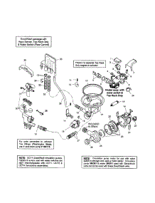 Component Assemblies parts for Bosch Dishwasher SHX56B02UC/14 (FD8211) from AppliancePartsPros.com