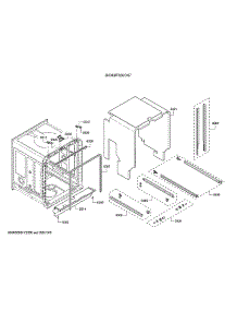 Tub / Trim parts for Bosch Dishwasher SHX68T52UC/07 from AppliancePartsPros.com