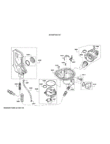 Heat Pump / Water Switch / Water Inlet System parts for Bosch Dishwasher SHX68T52UC/07 from AppliancePartsPros.com