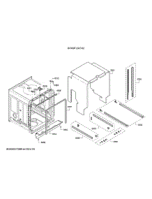 Tub / Trim parts for Bosch Dishwasher SHX68TL5UC/02 from AppliancePartsPros.com