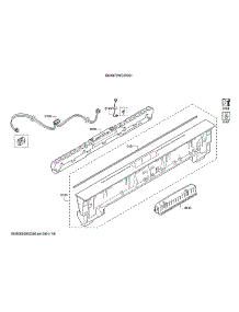 Operating Module / Facia Panel parts for Bosch Dishwasher SHX878WD5N/01 from AppliancePartsPros.com