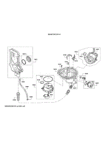 Water Inlet System / Heat & Drain Pumps parts for Bosch Dishwasher SHX878WD5N/10 from AppliancePartsPros.com