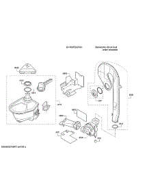 Ventilation Duct / Zeolite Container parts for Bosch Dishwasher SHX88PZ65N/01 from AppliancePartsPros.com