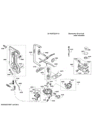 Water Inlet & Softener / Heat Pump parts for Bosch Dishwasher SHX88PZ65N/18 from AppliancePartsPros.com