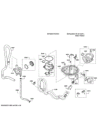 Heat Pump / Water Inlet parts for Bosch Dishwasher SHXM4AY55N/01 from AppliancePartsPros.com