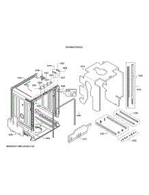 Tub / Trim parts for Bosch Dishwasher SHXM4AY55N/24 from AppliancePartsPros.com