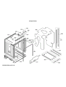Tub / Trim parts for Bosch Dishwasher SHXM4AY55N/25 from AppliancePartsPros.com