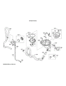 Water Inlet / Sump / Pump parts for Bosch Dishwasher SHXM4AY55N/25 from AppliancePartsPros.com