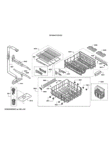 Spray Arms / Racks parts for Bosch Dishwasher SHXM4AY55N/28 from AppliancePartsPros.com