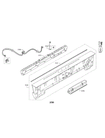 Facia Panel / Operating Module parts for Bosch Dishwasher SHXM78W55N/10 from AppliancePartsPros.com