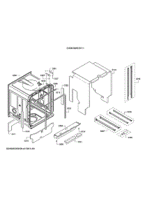 Tub / Trim parts for Bosch Dishwasher SHXM78W55N/11 from AppliancePartsPros.com