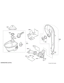 Ventilation Duct / Container / Fan parts for Bosch Dishwasher SHXM78Z55N/01 from AppliancePartsPros.com