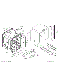 Tub / Seal / Trim parts for Bosch Dishwasher SHXM78Z55N/01 from AppliancePartsPros.com