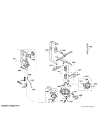 Water Inlet / Heat Pump / Spray Arm parts for Bosch Dishwasher SHXM78Z55N/01 from AppliancePartsPros.com