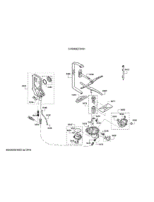 Water Inlet / Heat Pump / Sump parts for Bosch Dishwasher SHXM88Z75N/01 from AppliancePartsPros.com