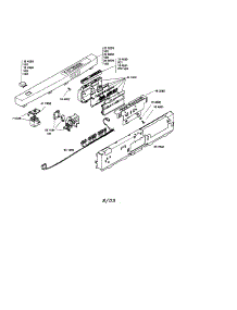 Fascia Panel parts for Bosch Dishwasher SHY56A02UC/14 (FD8301) from AppliancePartsPros.com