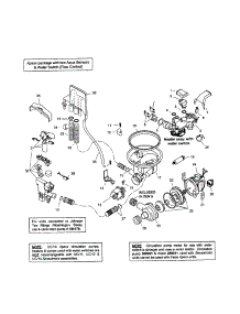 Component Assemblies parts for Bosch Dishwasher SHY99A02UC/14 (FD8212) from AppliancePartsPros.com