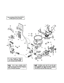 Component Assemblies parts for Bosch Dishwasher SHY99A05UC/14 (FD8212) from AppliancePartsPros.com