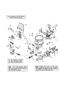 Component Assemblies parts for Bosch Dishwasher SHY99A06UC/14 (FD8212) from AppliancePartsPros.com