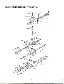 Transaxle parts for Mtd Gas Walk-Behind Mower SKU3102806 from AppliancePartsPros.com