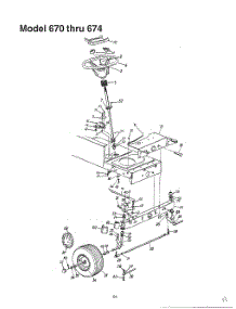 Steering Wheel / Wheel Chart parts for Mtd Front-Engine Lawn Tractor SKU3104204 from AppliancePartsPros.com
