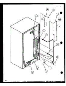 (Sl25j / P1116207w) (Sl25j / P1116208w) parts for Amana Side-By-Side Refrigerator SL22JB-P1116006W from AppliancePartsPros.com