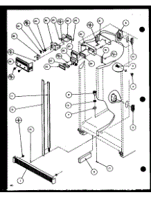Refrigerator (Sl25j / P1116207w) (Sl25j / P1116208w) parts for Amana Side-By-Side Refrigerator SL22JB-P1116206W from AppliancePartsPros.com