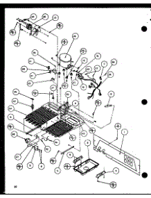Machine Compartment (Sl25h / P7836008w) (Slm25h / P7836010w) parts for Amana Side-By-Side Refrigerator SL25H-P7836008W from AppliancePartsPros.com