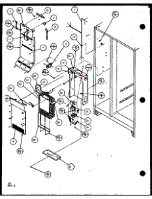 Freezer Evaporator And Air Handling (Sl25j / P7870109w) (Sl25j / P1104026w) parts for Amana Side-By-Side Refrigerator SL25J-P1104026W from AppliancePartsPros.com