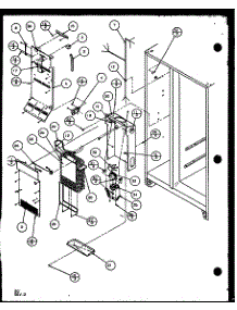 Freezer Evaporator And Air Handling (Sl22jb / P7870132w) (Sl22jb / P1104031w) parts for Amana Side-By-Side Refrigerator SL25J-P7870109W from AppliancePartsPros.com