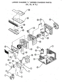 Chassis Parts parts for Friedrich Room Air Conditioner SL28J30B-A from AppliancePartsPros.com