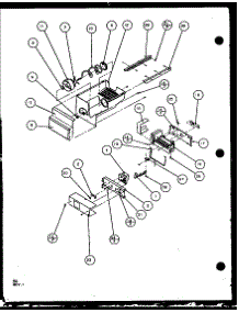 Ice Bucket And Ice Maker (Sld25j / P1104008w) (Sld25jb / P1104010w) (Sld25jp / P1104012w) (Sld22jb / P1104024w) parts for Amana Side-By-Side Refrigerator SLD22JB-P1104024W from AppliancePartsPros.com