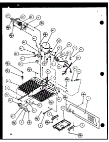 Machine Compartment (Sld25j / P1116501w) (Sld25j / P1116502w) parts for Amana Side-By-Side Refrigerator SLD22JB-P1116105W from AppliancePartsPros.com