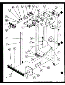 Refrigerator / Freezer Controls And Cabinet Part (Sld25jp / P1116505w) (Sld25jp / P1116506w) parts for Amana Side-By-Side Refrigerator SLD22JB-P1116105W from AppliancePartsPros.com