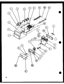Ice Bucket And Ice Maker (Sld25j / P1116501w) (Sld25j / P1116502w) parts for Amana Side-By-Side Refrigerator SLD22JB-P1116106W from AppliancePartsPros.com