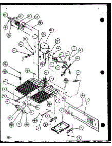 Machine Compartment (Sld25j / P1104008w) (Sld25jb / P1104010w) (Sld25jp / P1104012w) (Sld22jb / P1104024w) parts for Amana Side-By-Side Refrigerator SLD25J-P1104008W from AppliancePartsPros.com