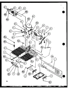 Machine Compartment (Sld25jb / P1116503w) (Sld25jb / P1116504w) parts for Amana Side-By-Side Refrigerator SLD25J-P1116501W from AppliancePartsPros.com